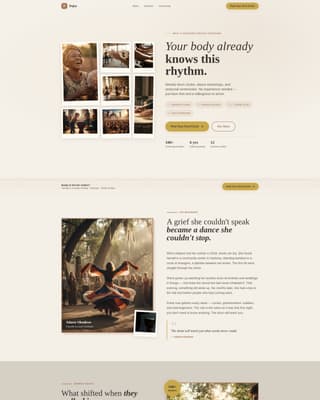 Pulse - Healing Community Landing Page Template