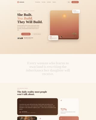 Imbokodo - Empowering African Women Landing Page Template