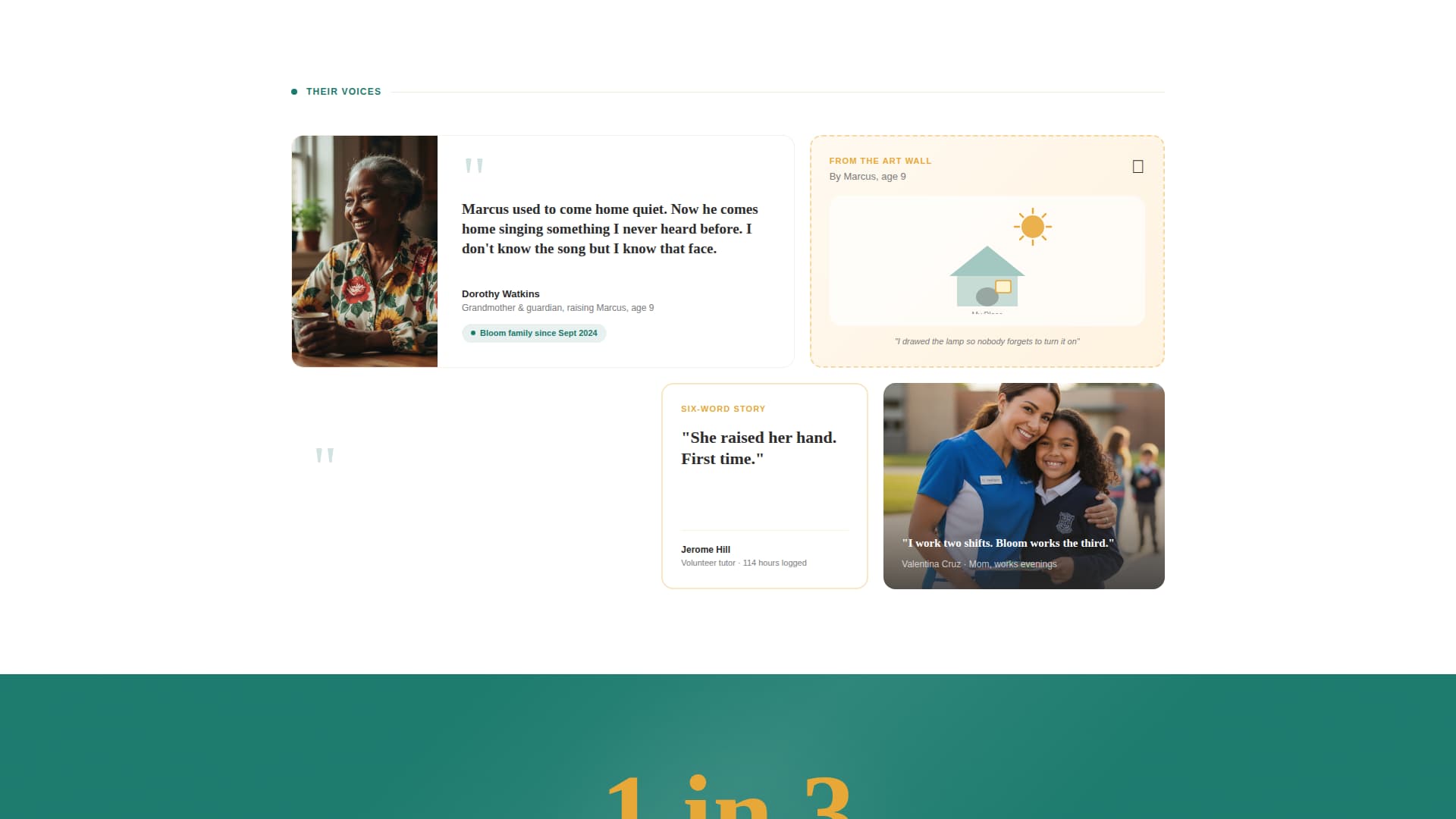 Bloom - Heartfelt Afterschool Landing Page Template