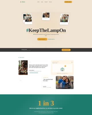 Bloom - Heartfelt Afterschool Landing Page Template