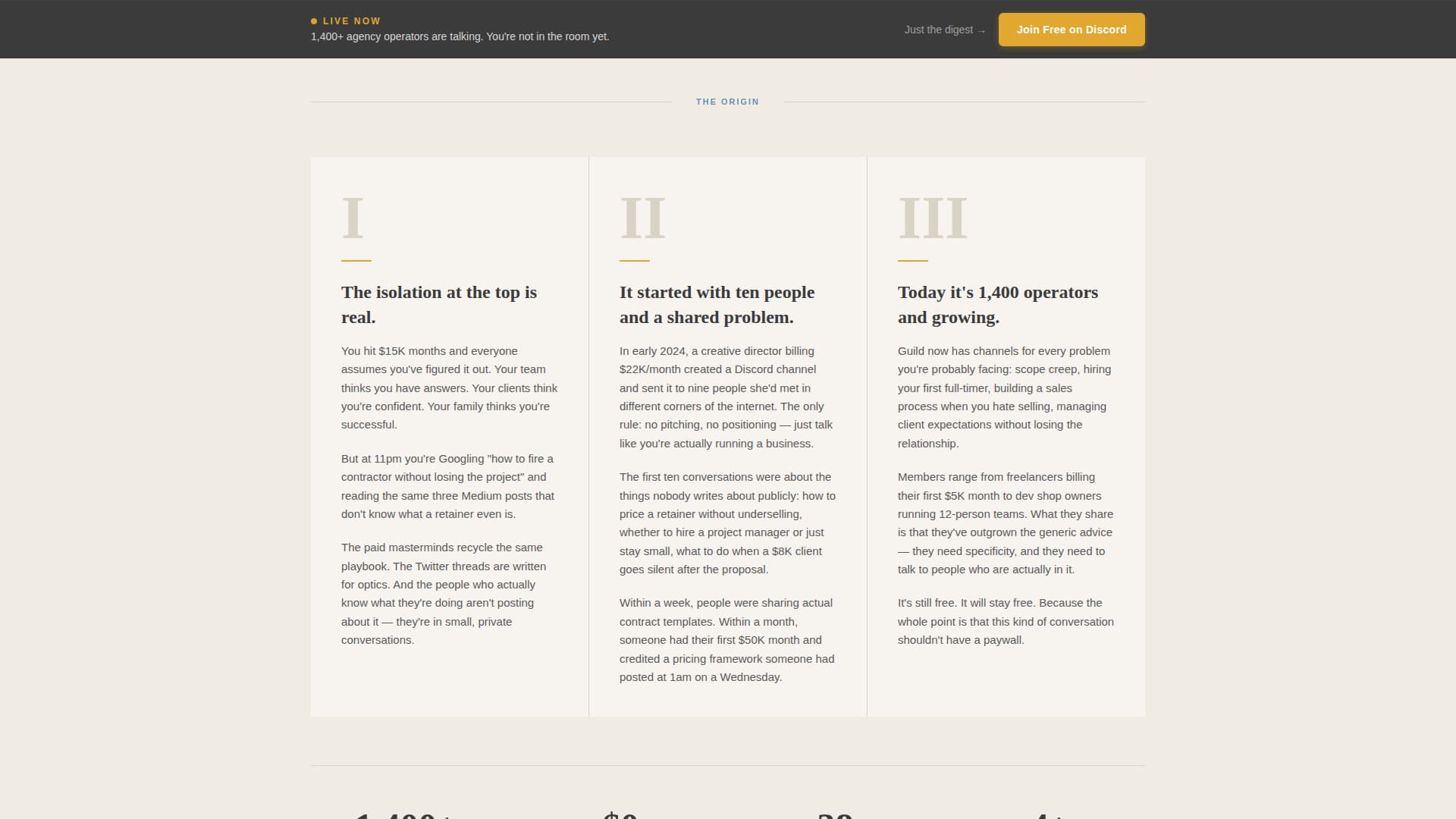 Guild - Authentic Agencyowners Landing Page Template