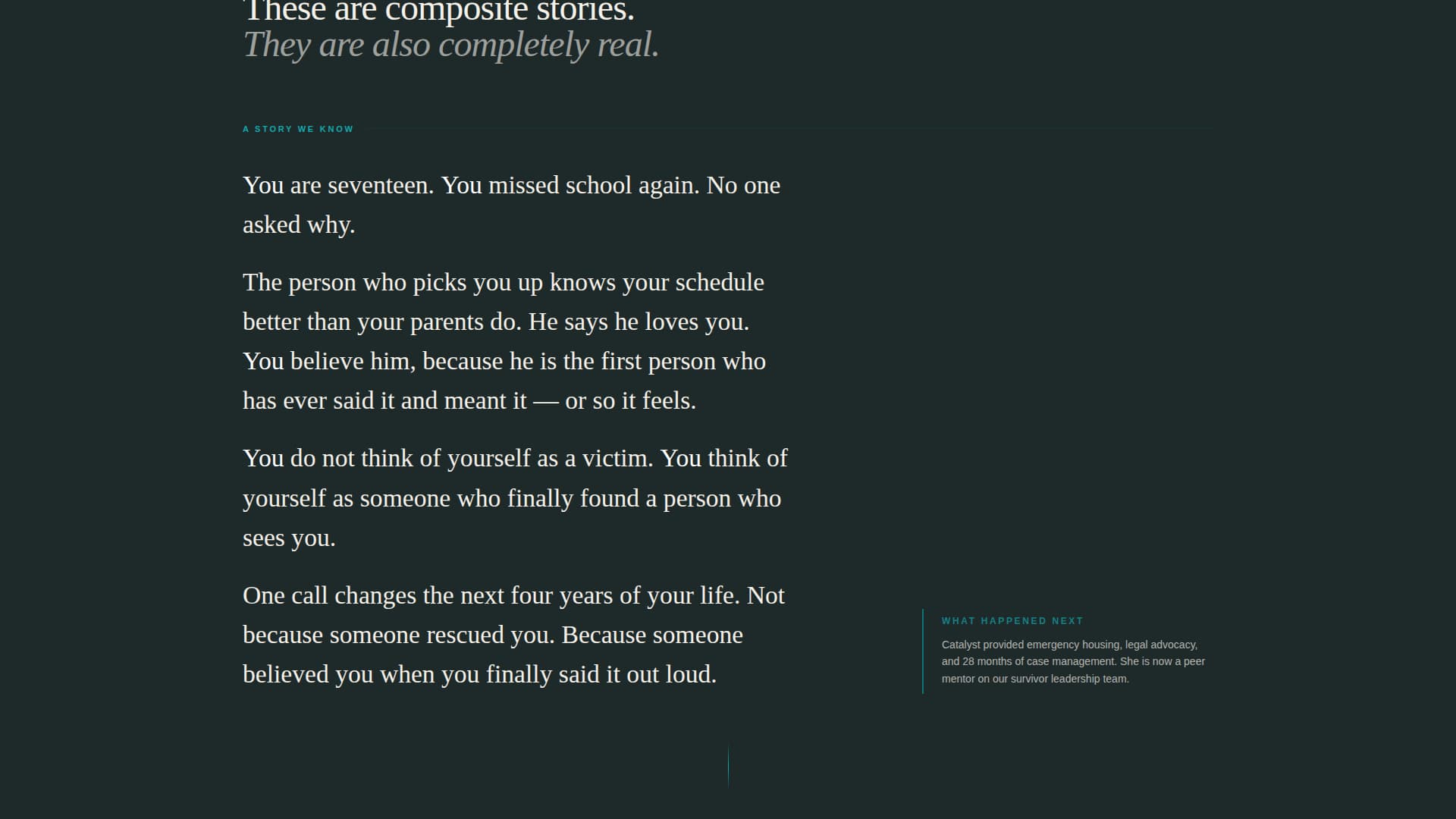 Catalyst - Powerful Nonprofit Landing Page Template