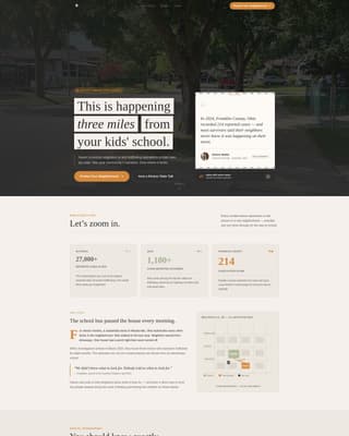 Haven - Trusted Anti-Trafficking Landing Page Template