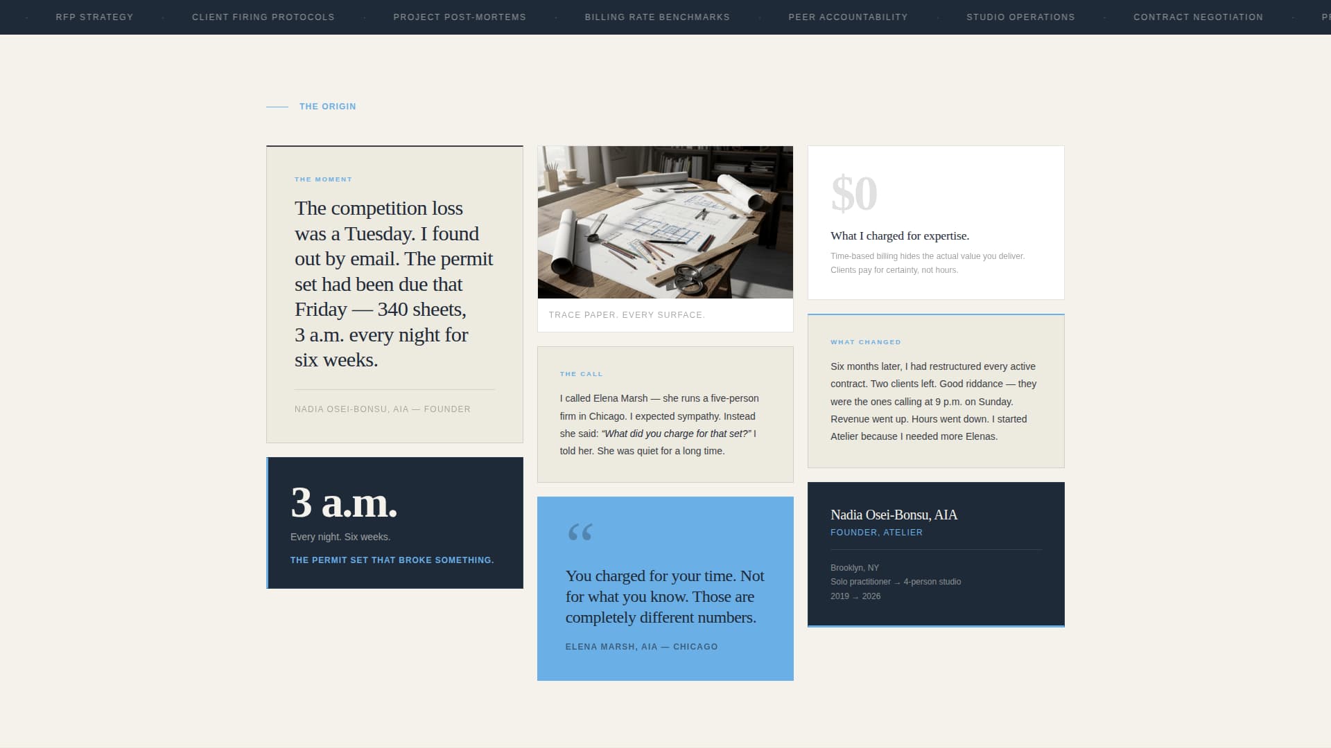 Atelier - Powerful Architects Landing Page Template