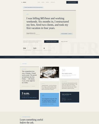 Atelier - Powerful Architects Landing Page Template