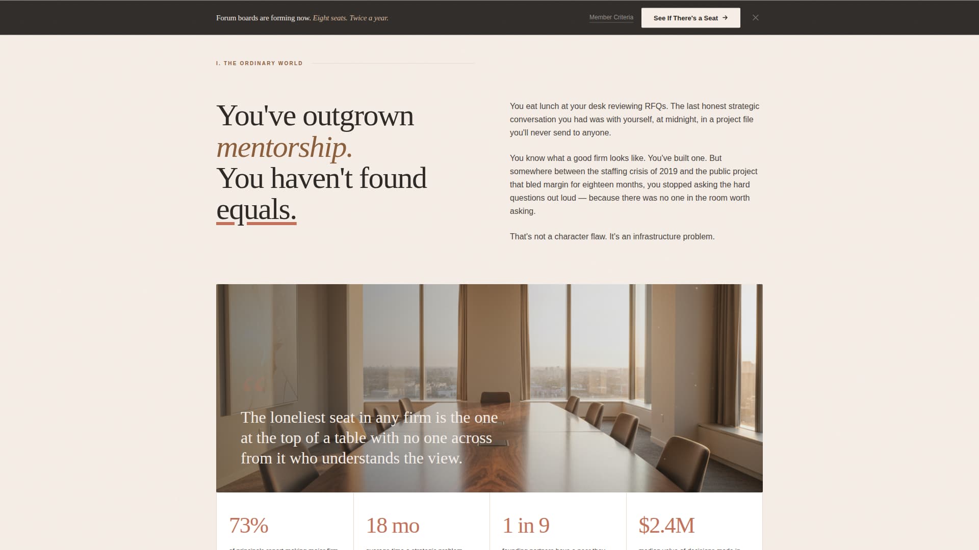 Forum - Powerful Architects Landing Page Template