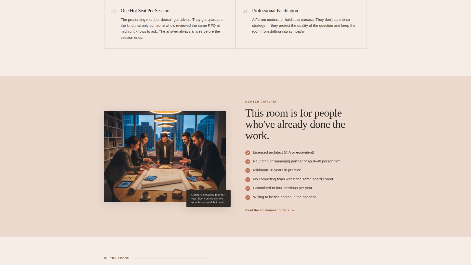 Forum - Powerful Architects Landing Page Template