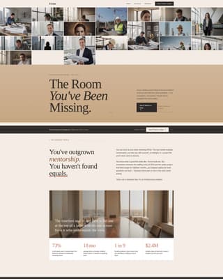 Forum - Powerful Architects Landing Page Template