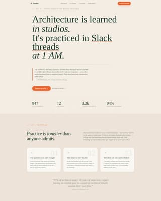 Studio - Exclusive Architects Landing Page Template