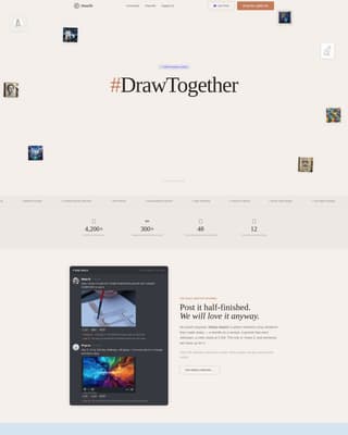 Hearth - Vibrant Artists Landing Page Template