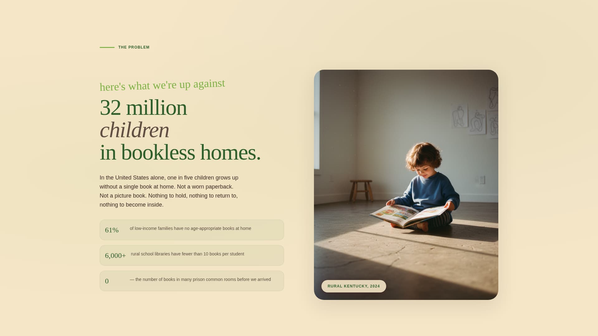 Shelve - Heartfelt Bookdistribution Landing Page Template