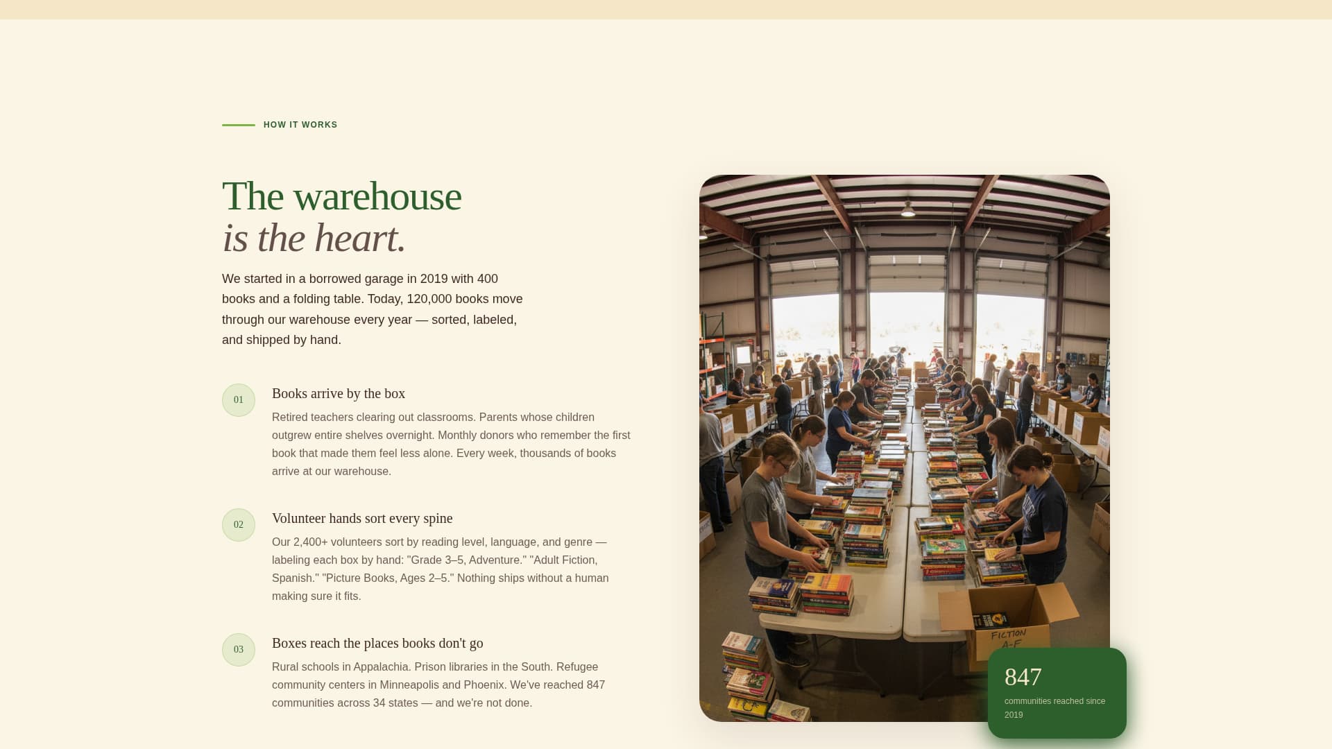 Shelve - Heartfelt Bookdistribution Landing Page Template