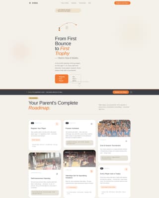 Kids Basketball Professional Website Template