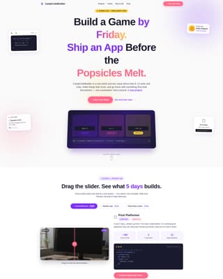 Campcode - Vibrant Kids Coding Landing Page Template