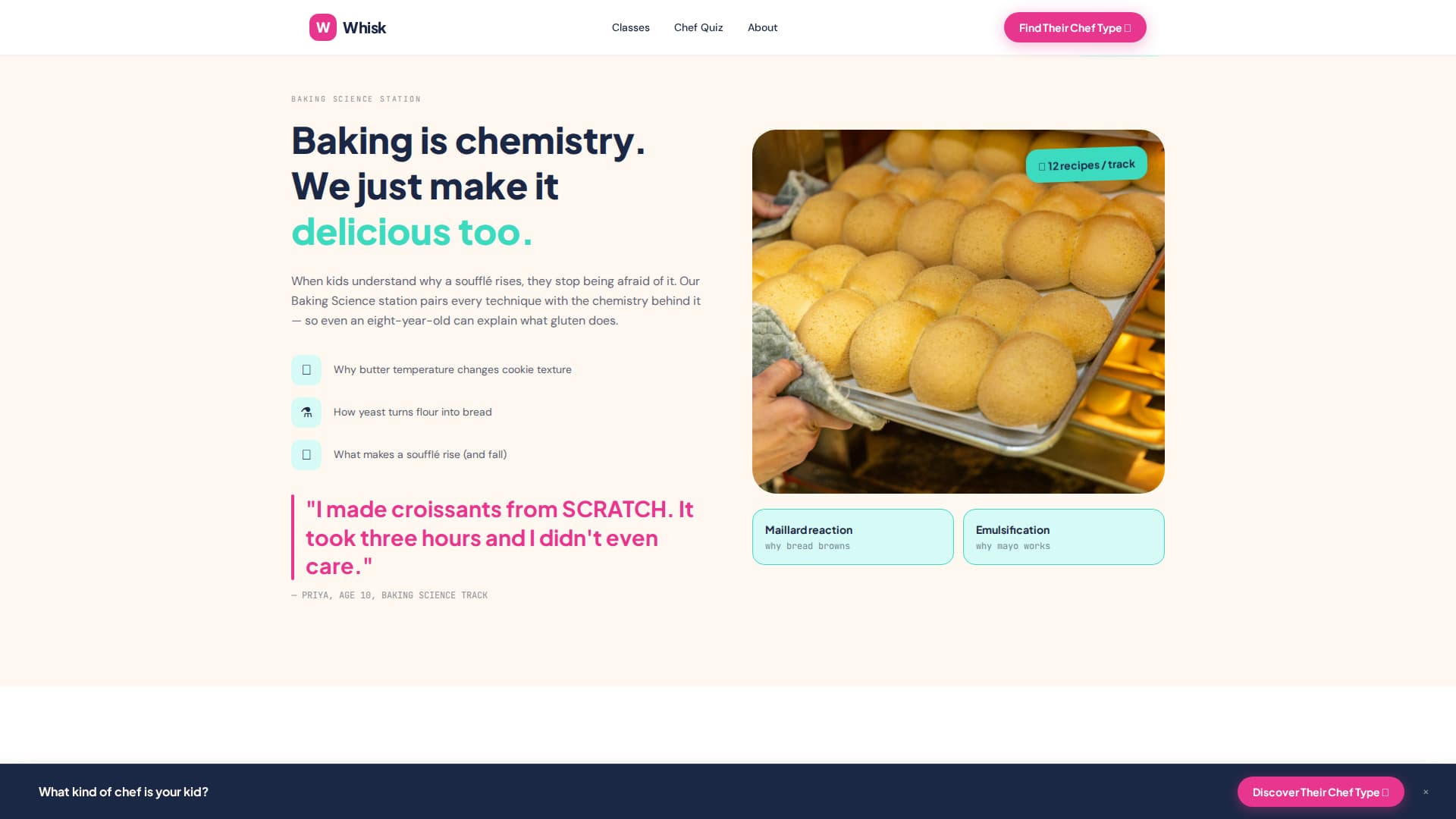 Kids - Modern Cooking Landing Page Template