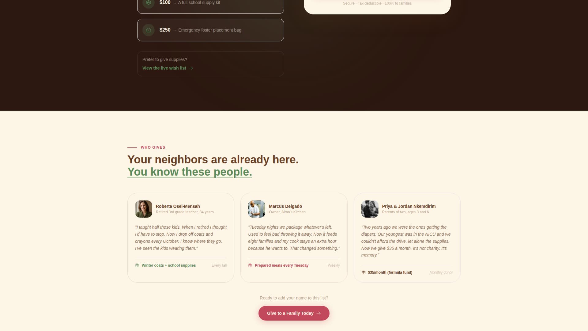 Commune - Heartfelt Childwelfare Landing Page Template