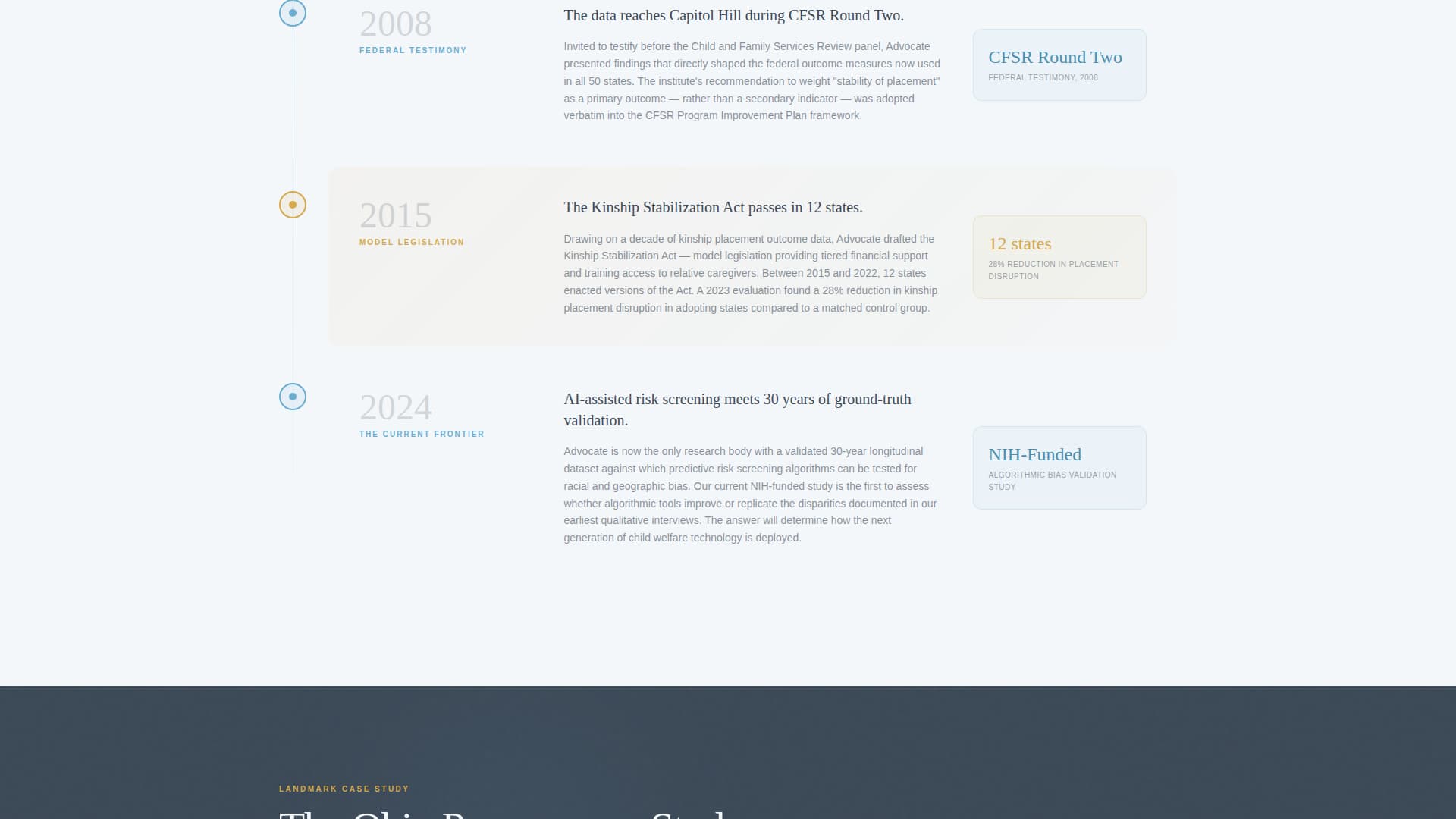 Advocate - Authoritative Child Welfare Landing Page Template