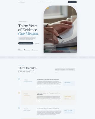 Advocate - Authoritative Child Welfare Landing Page Template
