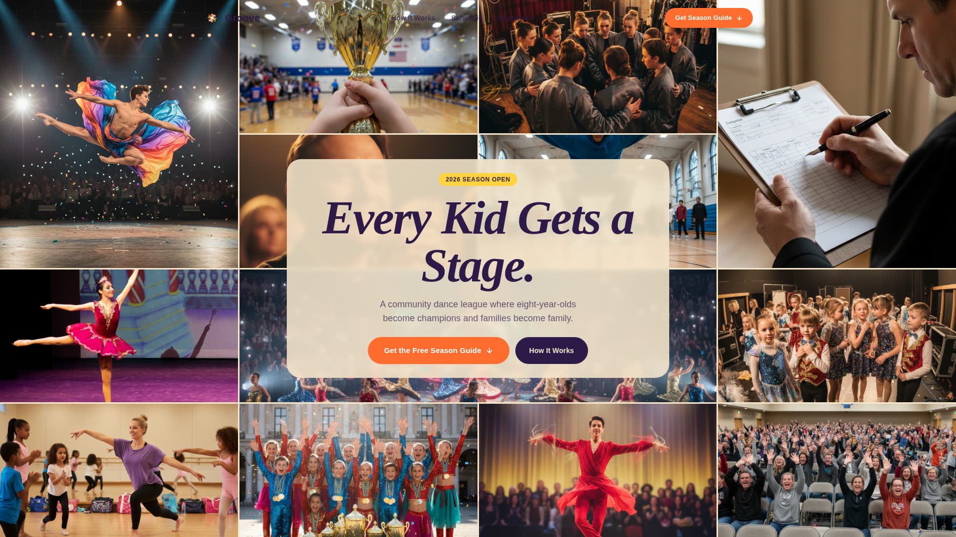 Groove - Vibrant Dance Landing Page Template