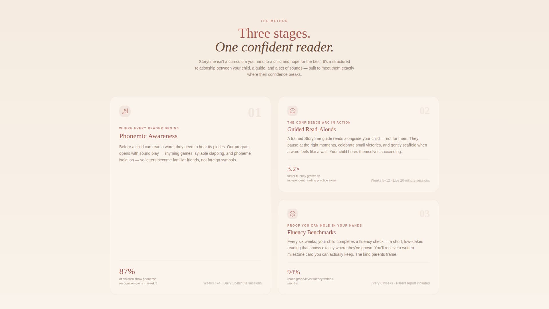 Storytime - Heartfelt Literacy Landing Page Template