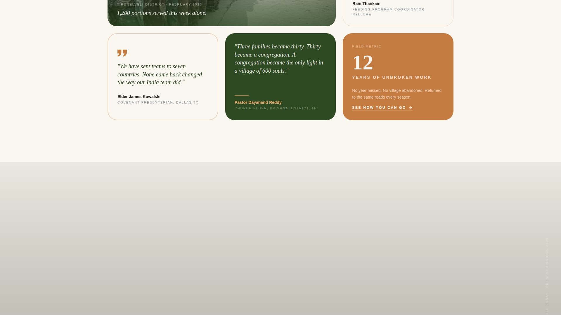 Present - Rooted Mission Landing Page Template