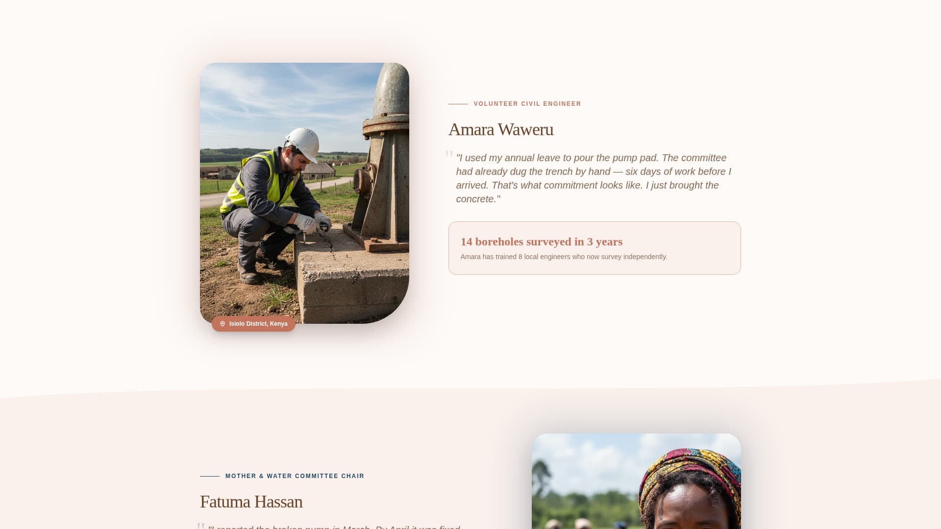 Wellspring - Heartfelt Cleanwater Landing Page Template