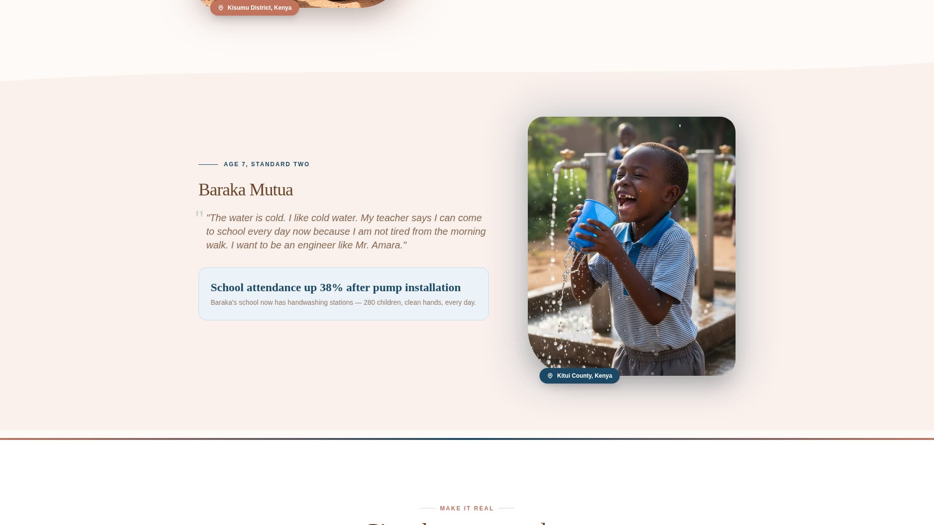 Wellspring - Heartfelt Cleanwater Landing Page Template
