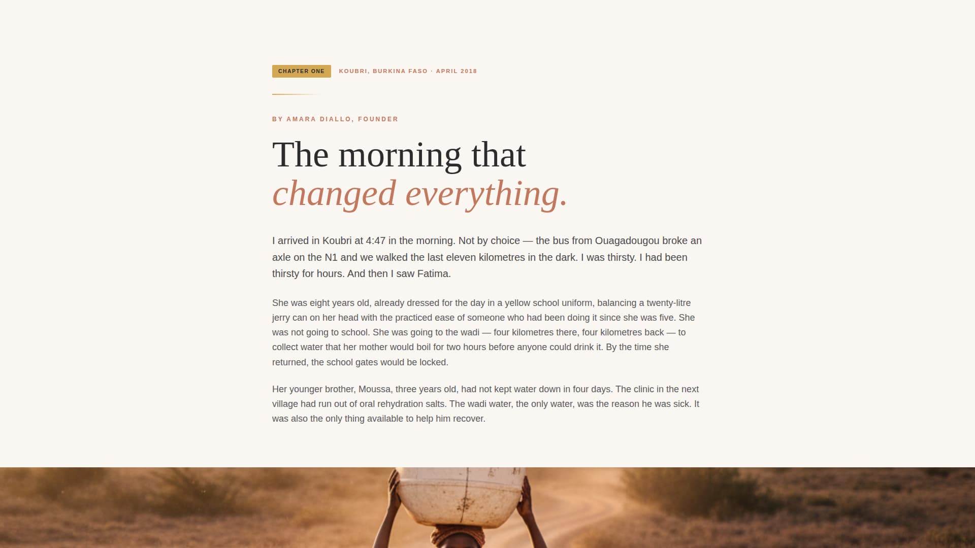 Spring - Inspiring Cleanwater Landing Page Template