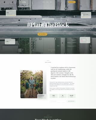 Seedling - Inspiring Climateaction Landing Page Template