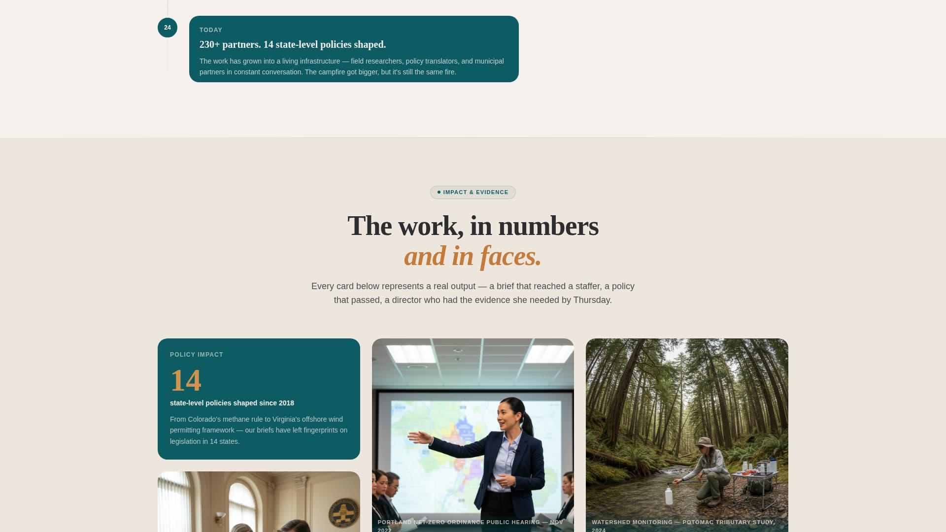 Catalyst - Impactful Climatepolicy Landing Page Template