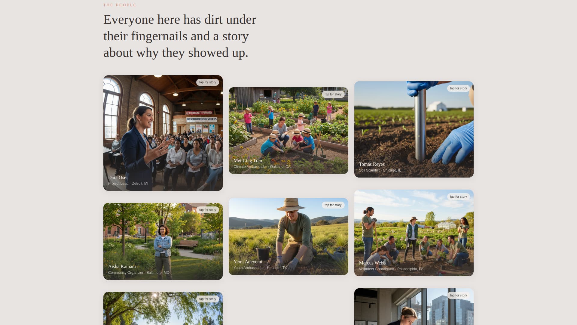 Seedwork - Impactful Climateaction Landing Page Template