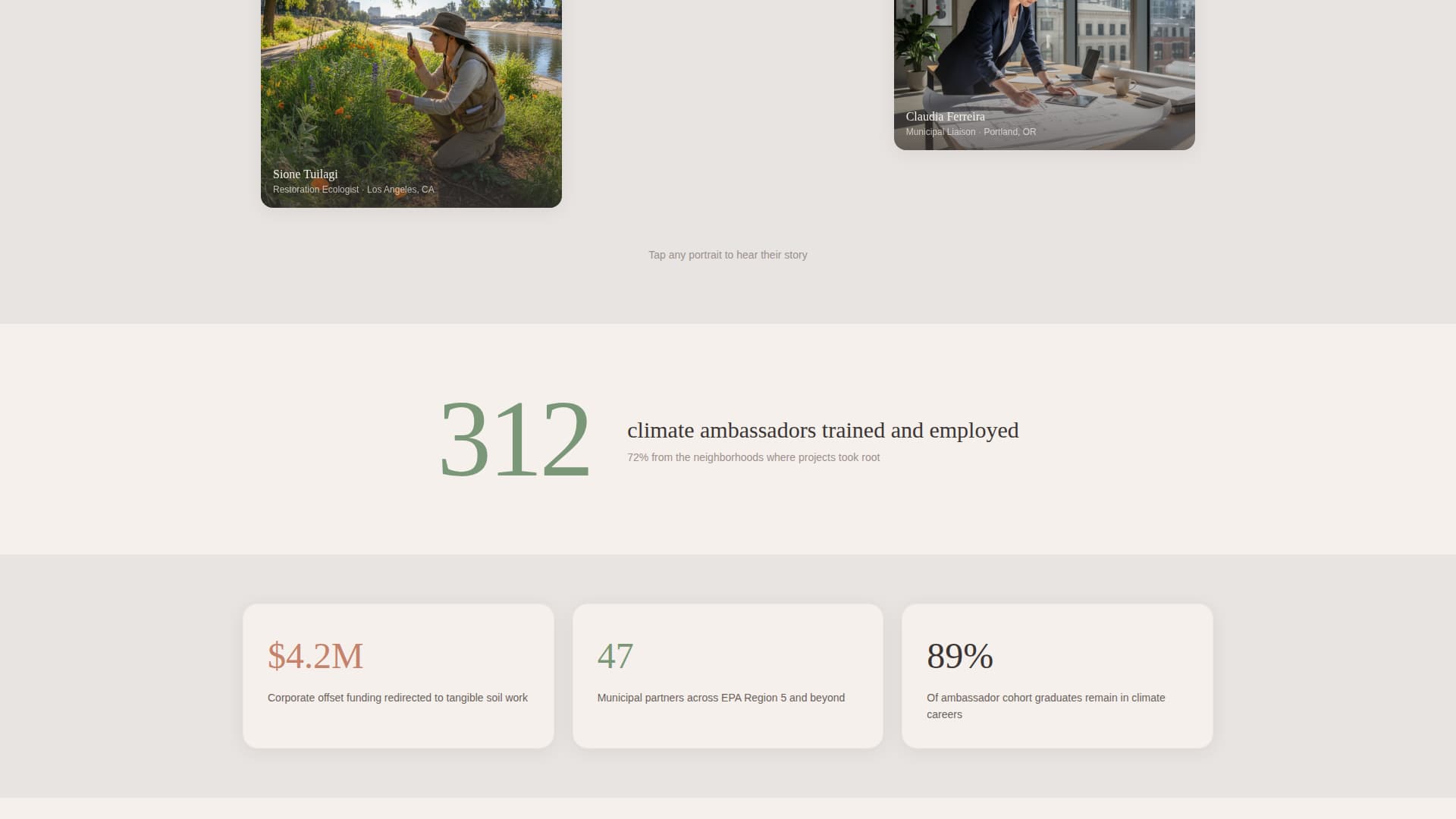 Seedwork - Impactful Climateaction Landing Page Template