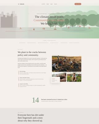 Seedwork - Impactful Climateaction Landing Page Template