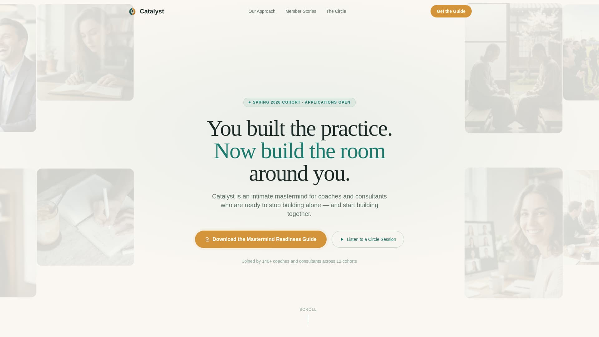 Catalyst - Transformative Coaches Landing Page Template