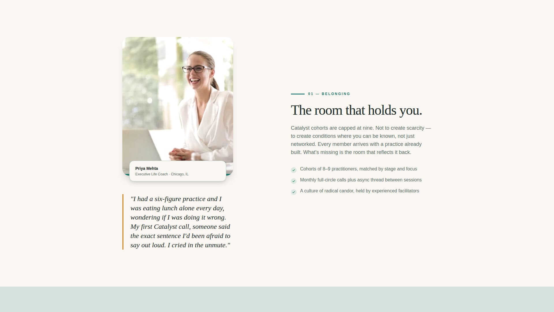 Catalyst - Transformative Coaches Landing Page Template