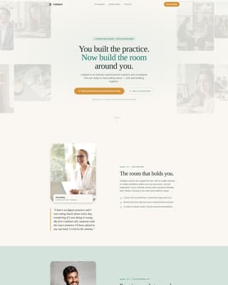 Catalyst - Transformative Coaches Landing Page Template