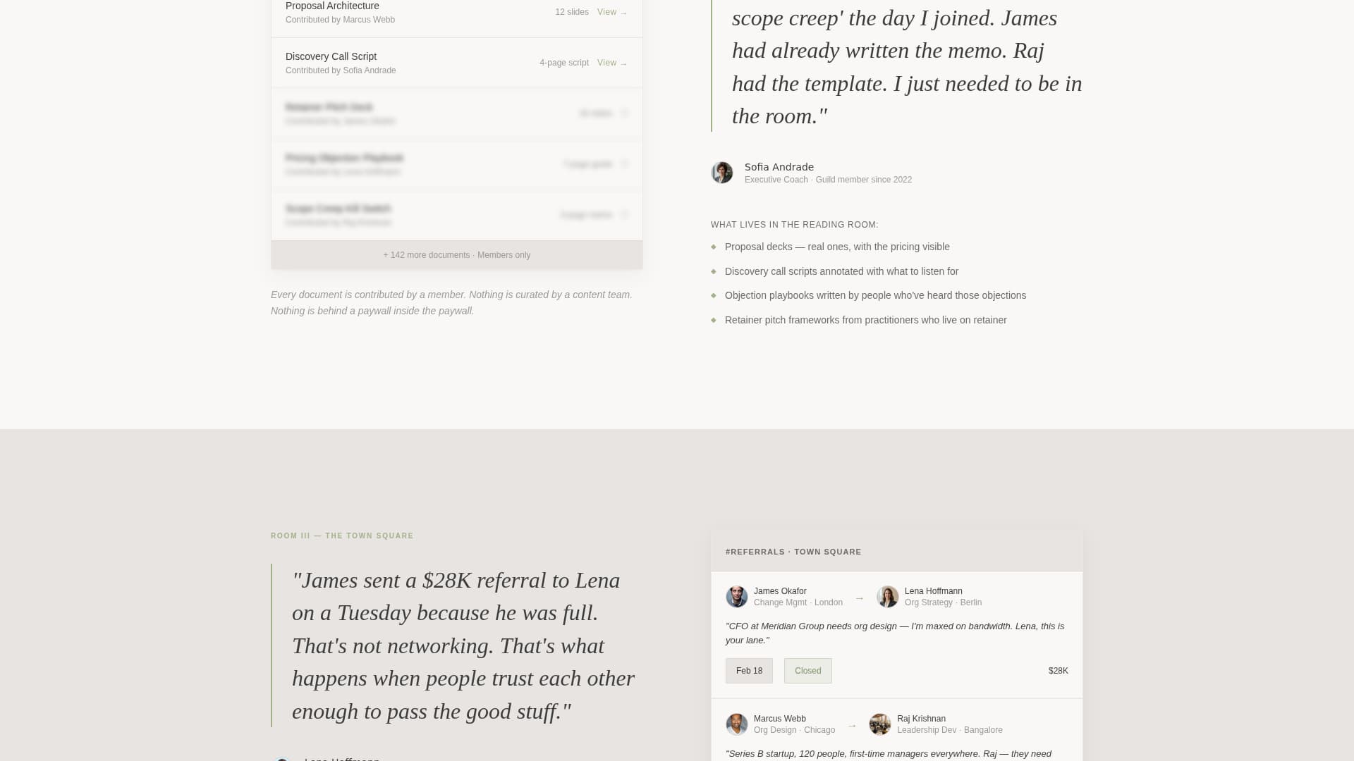 Guild - Thriving Consultants Landing Page Template