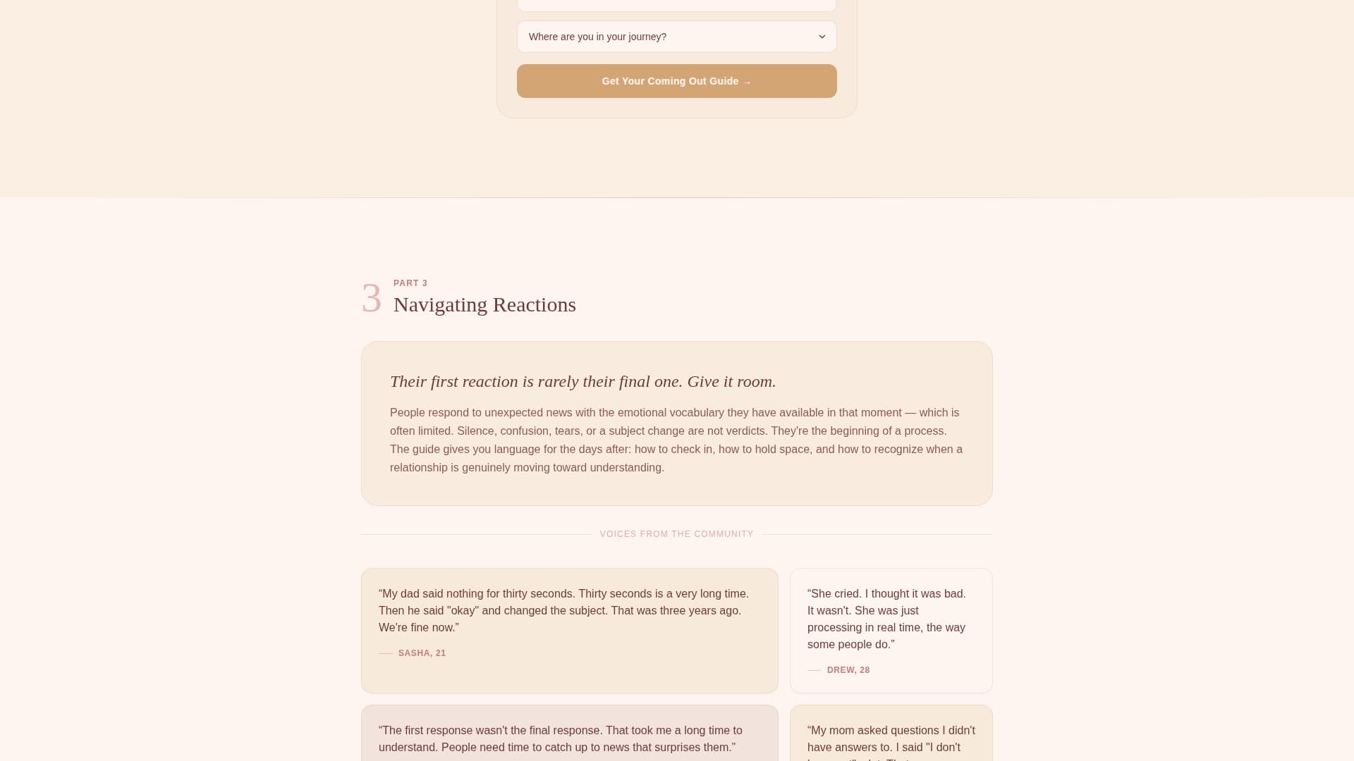 Bloom - Empowering Comingout Landing Page Template