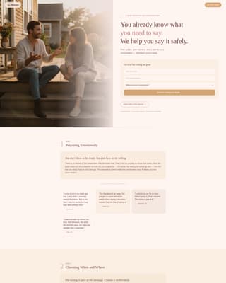 Bloom - Empowering Comingout Landing Page Template