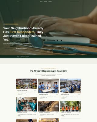 Muster - Trusted Emergency Landing Page Template