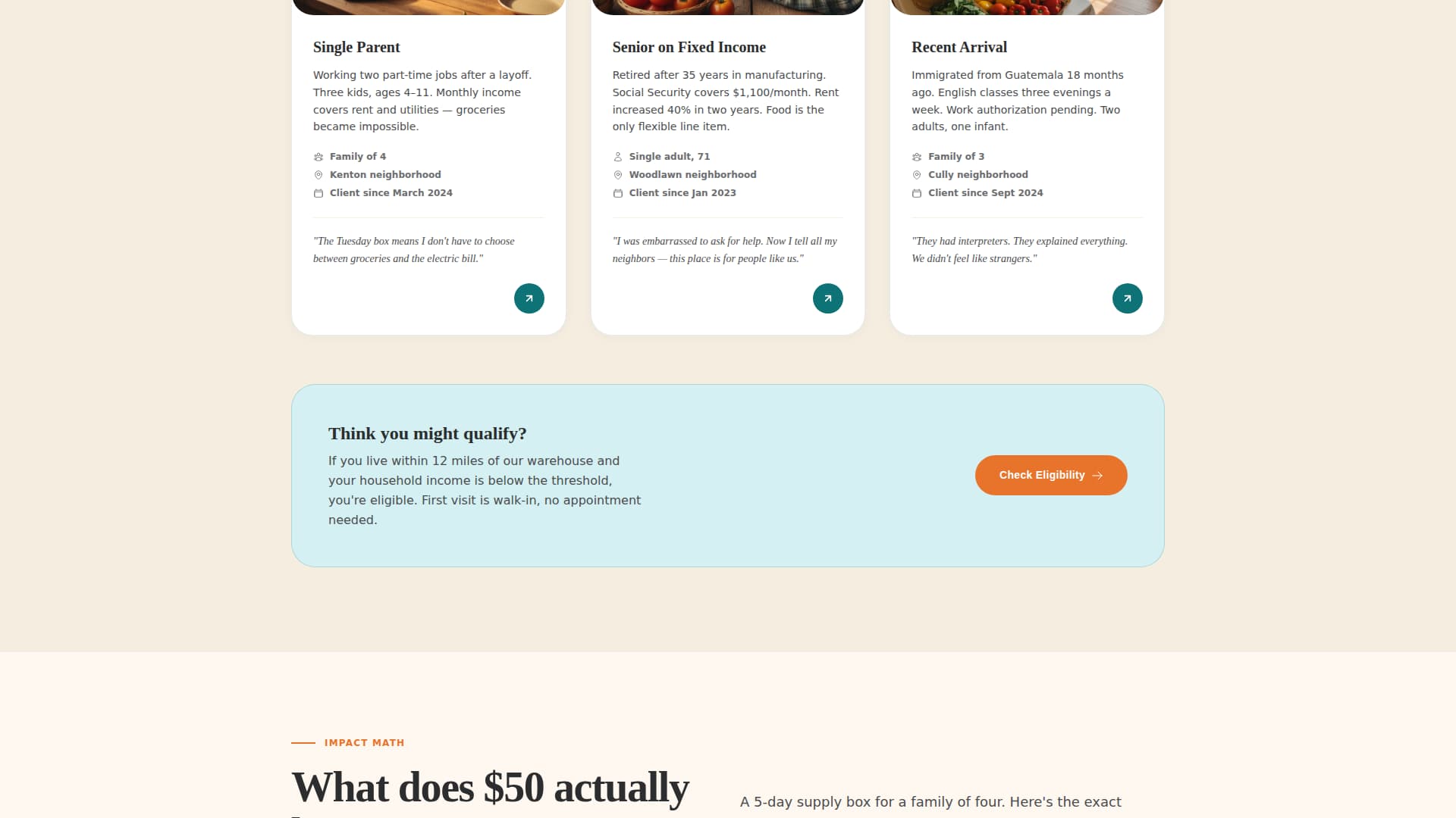 Harvest - Impactful Foodbank Landing Page Template