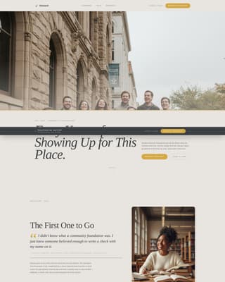Steward - Heartfelt Foundation Landing Page Template