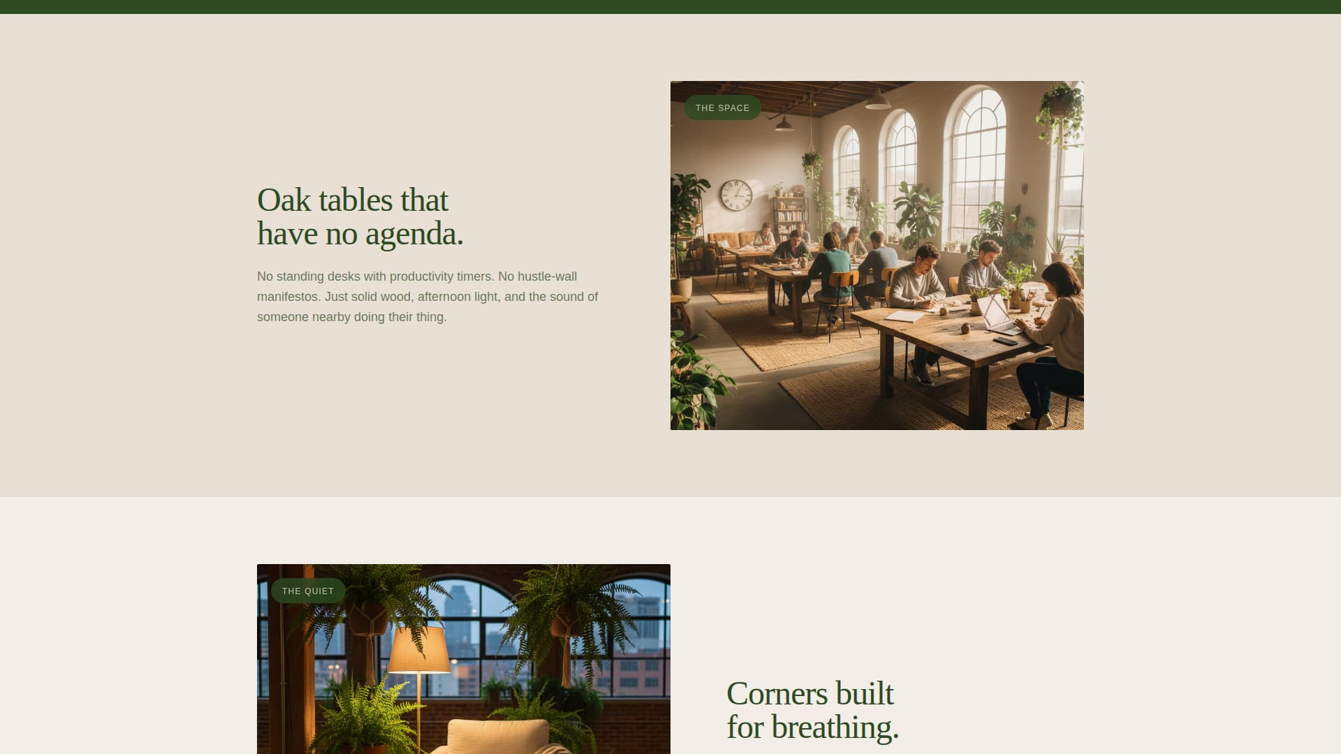 Gather - Restorative Creators Landing Page Template