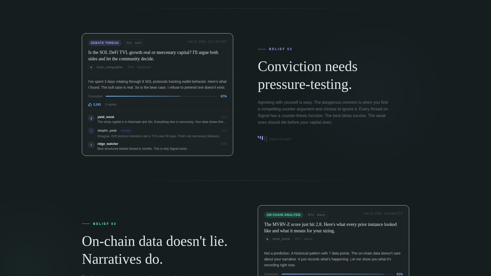 Signal - Powerful Cryptotraders Landing Page Template