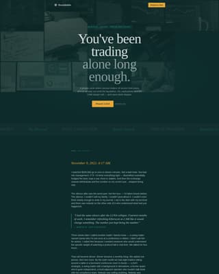 Roundtable - Elite Crypto Landing Page Template