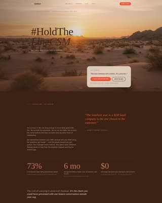 Gather - Powerful Customersuccess Landing Page Template