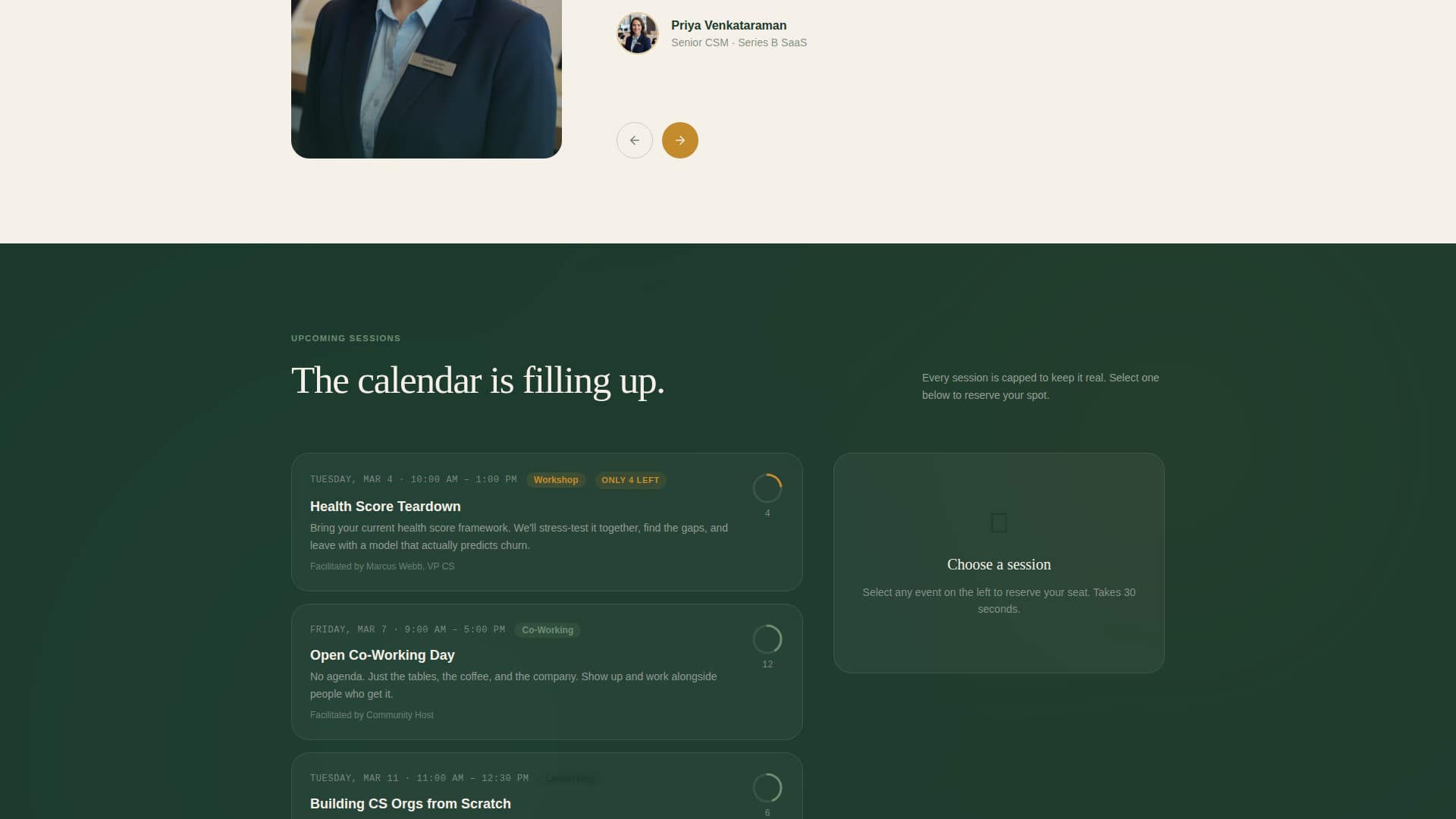 Gather - Restorative Community Landing Page Template