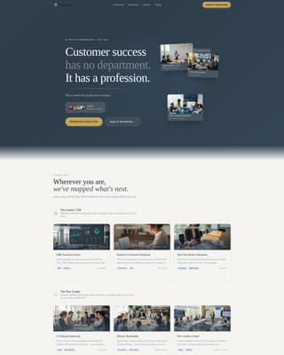Convene - Elite Customersuccess Landing Page Template
