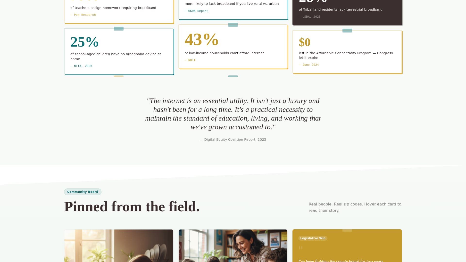 Bridge - Powerful Advocacy Landing Page Template