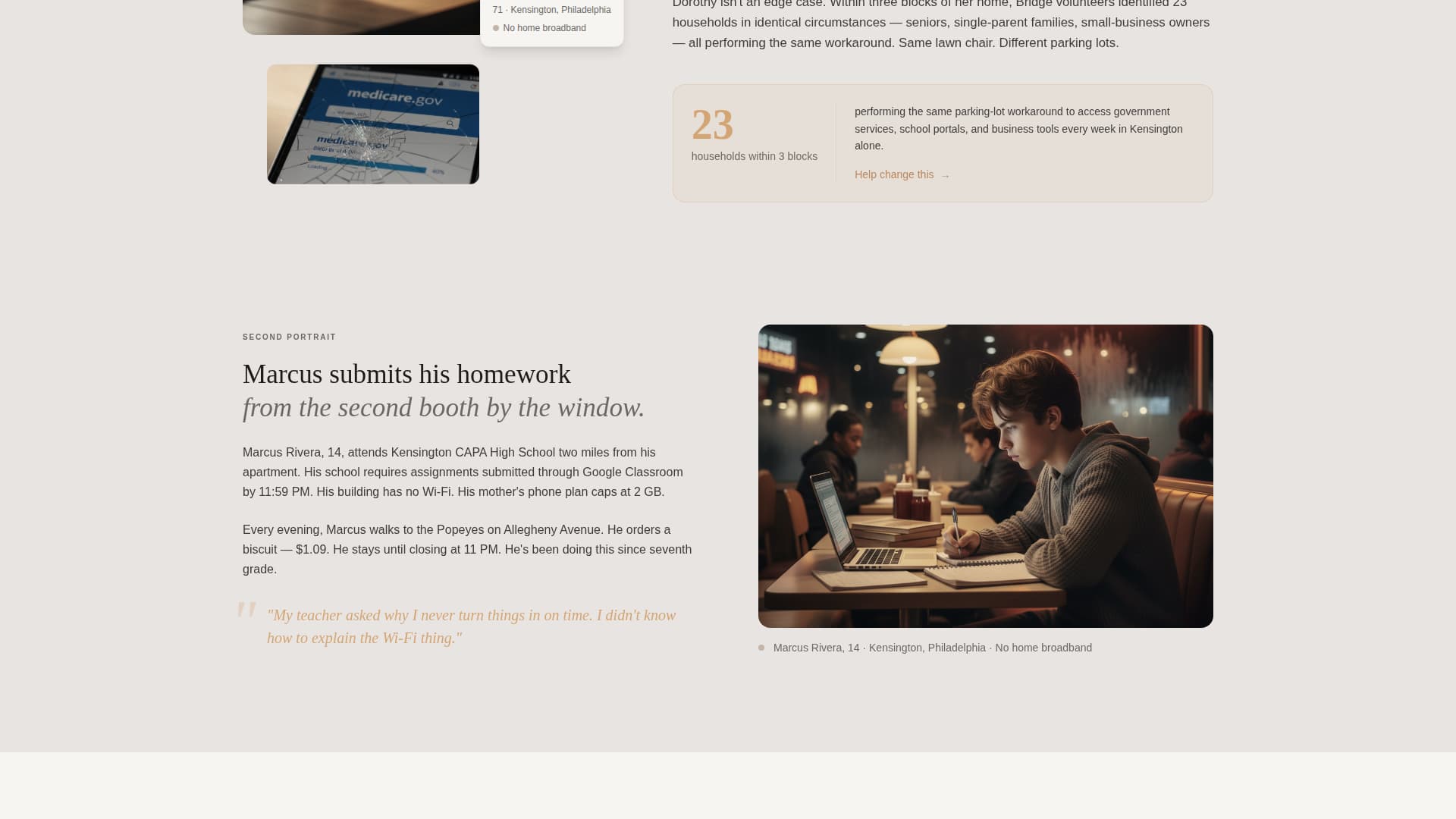Bridge - Heartfelt Nonprofit Landing Page Template